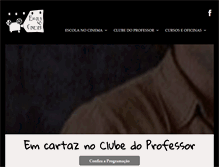 Tablet Screenshot of escolanocinema.com.br